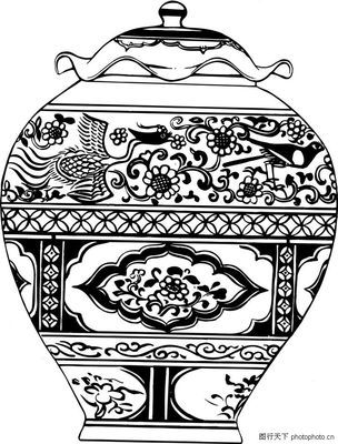 元明時代,中國古圖案,裝飾瓷器